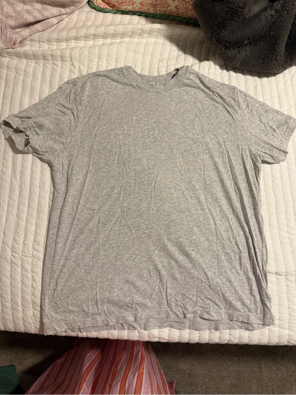 SKIMS Crew Neck T-Shirt - Light Gray